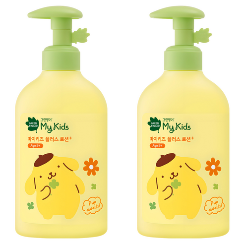그린핑거 마이키즈 플러스 산리오 고보습 로션, 320ml, 2개