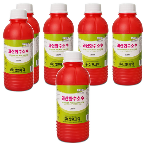 삼현제약 과산화수소수, 6개, 250ml