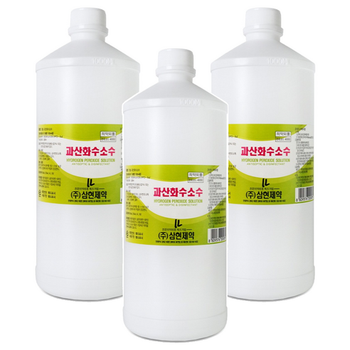 삼현제약 과산화수소수, 3개, 1L