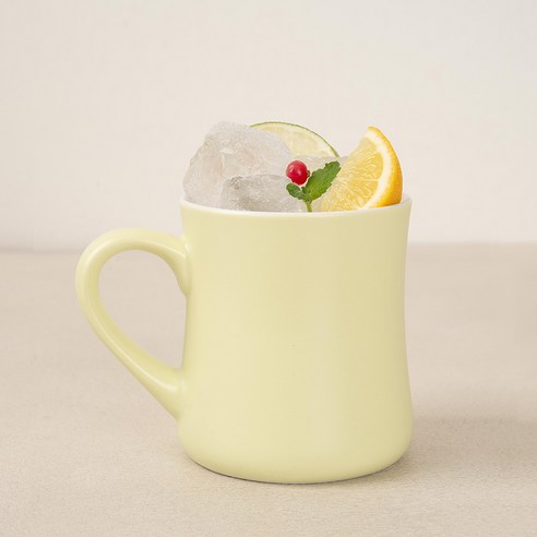 해피정코리아 실렌더 머그컵 200ml, 무광 애플그린, 1개