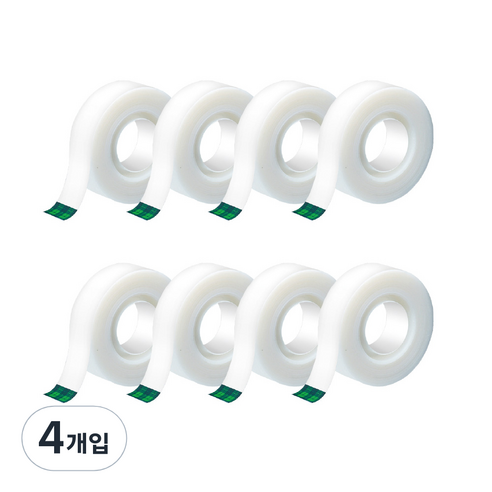 스카치 매직 테이프 리필 18mm x 32m 4p, 4개입