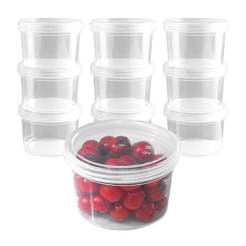 일상곳곳 다회용 스크류 밀폐용기, 10개, 3호(825ml)