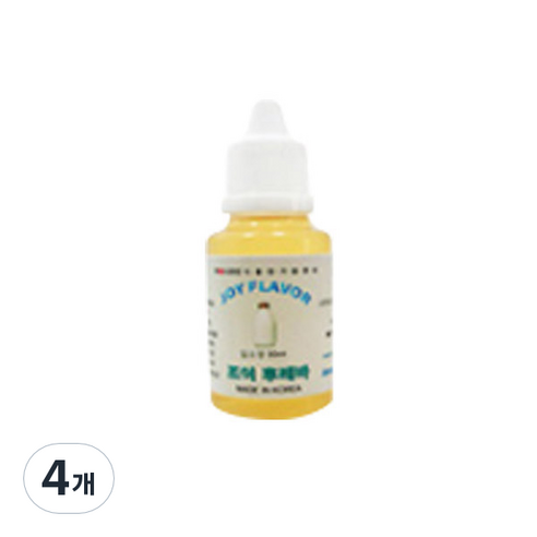 조이후레바 아로미조이 슬라임재료 30ml, 4개, 밀크