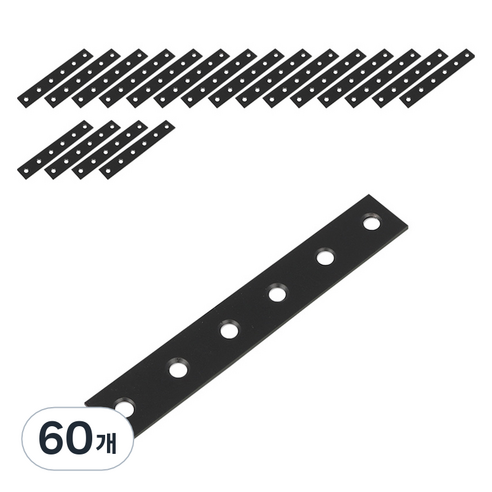 모네스페스 10번 일자 평철 블랙, 60개