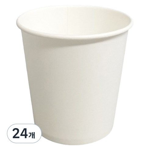 생활을그리다 무인쇄 종이컵 185ml, 50개입, 24개