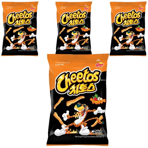 치토스 매콤달콤한맛, 134g, 4개