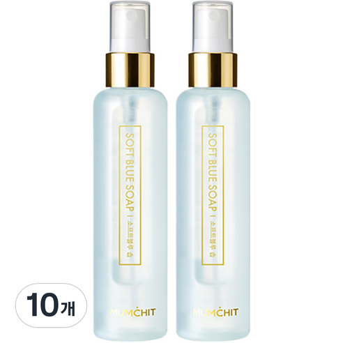 멈칫 헤어 앤 바디미스트 소프트블루 솝향, 105ml, 10개