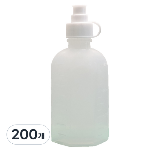 신도공업 일회용 안전뚜껑 약병 PE 말랑이 60cc, 200개