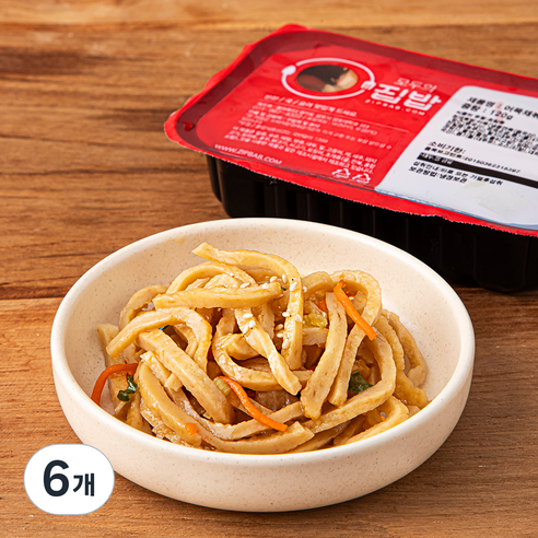 모두의집밥 어묵채볶음, 120g, 6개