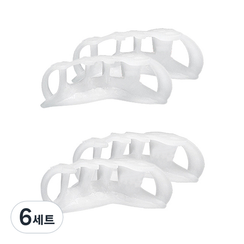탑건강 발가락링 실내용 + 실외용, 6세트