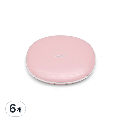 메이크미 고급 렌즈케이스, 핑크, 6개