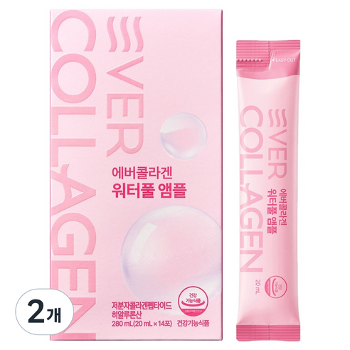 에버콜라겐 워터풀 앰플 14p, 2개, 280ml