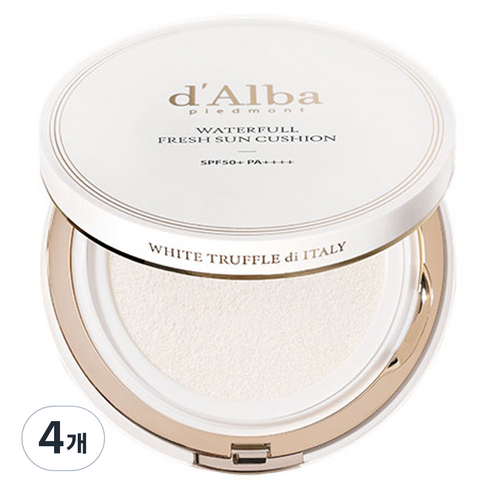 달바 워터풀 프레쉬 선쿠션 본품 SPF50+ PA++++, 15g, 4개
