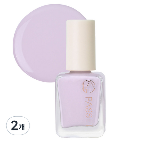 파셋 셀럽 네일컬러 폴리쉬 매니큐어, 73 라벤더퍼플, 7ml, 2개