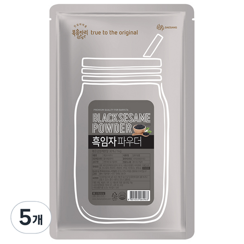 복음자리 흑임자 파우더, 1kg, 1개입, 5개