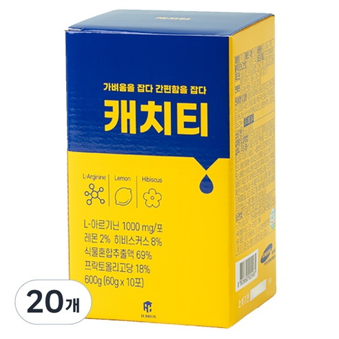 캐치티 600g, 20개, 60g