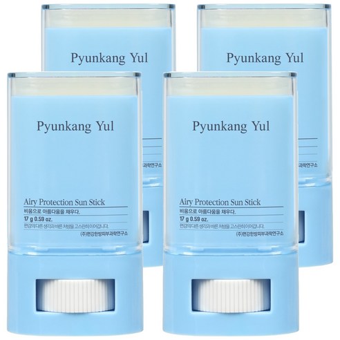 편강율 에어리 프로텍션 선스틱 SPF50+ PA++++, 17g, 4개