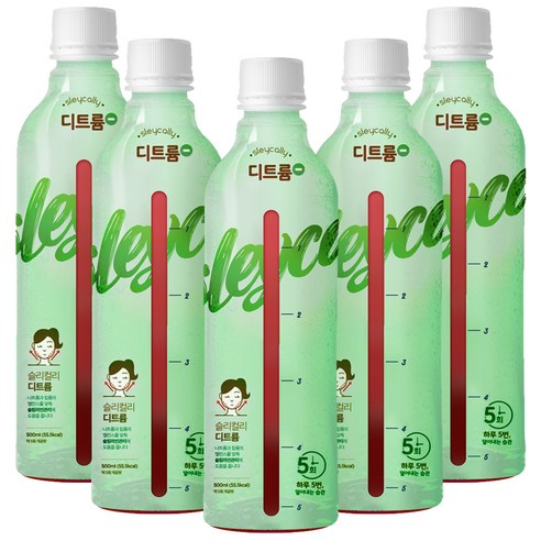 슬리컬리 디트륨, 5개, 500ml