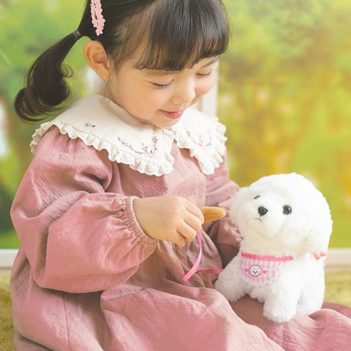 아이의 마음을 사로잡는 헬로펫 아기비숑 인형, 지금 바로 만나보세요!