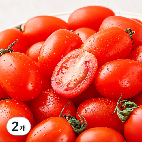   대추 방울 토마토, 750g, 2팩