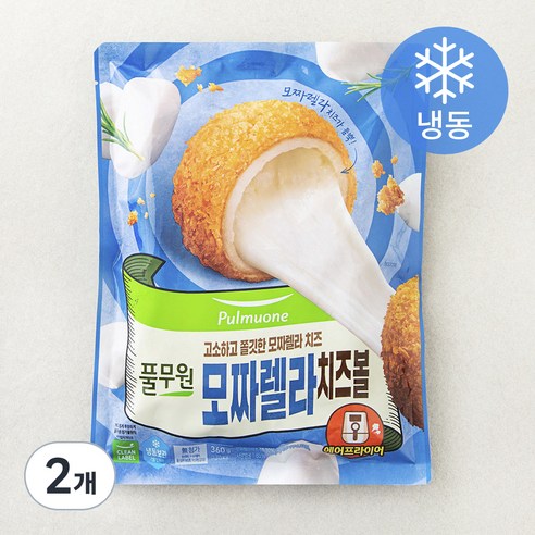 풀무원 모짜렐라 치즈볼 (냉동), 360g, 2개