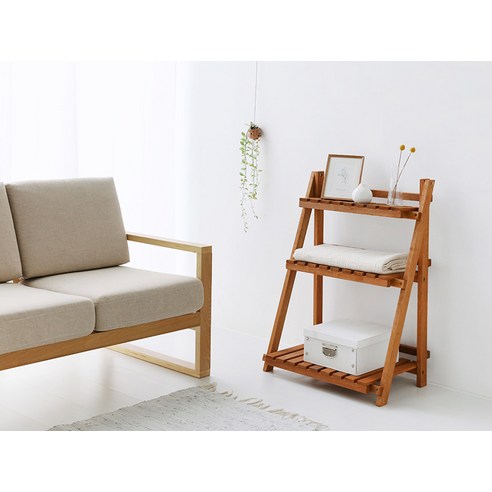 내추럴한 매력과 다용도성을 겸비한 마켓비 KEMIE 원목선반