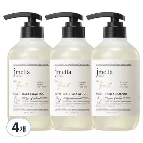 제이멜라 인 프랑스 퀸 5 헤어 샴푸, 12개, 500ml