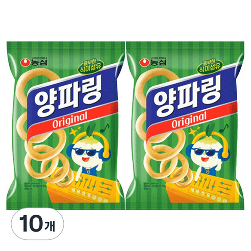 농심 양파링 오리지널, 84g, 10개