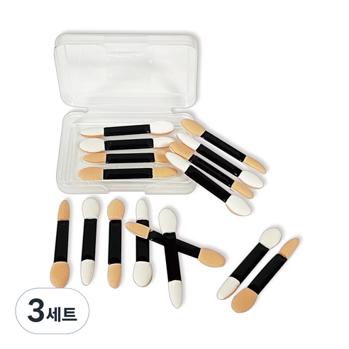 다크니스 포켓루비 셀팁 브러시 16p + 케이스 세트, 혼합색상, 3세트
