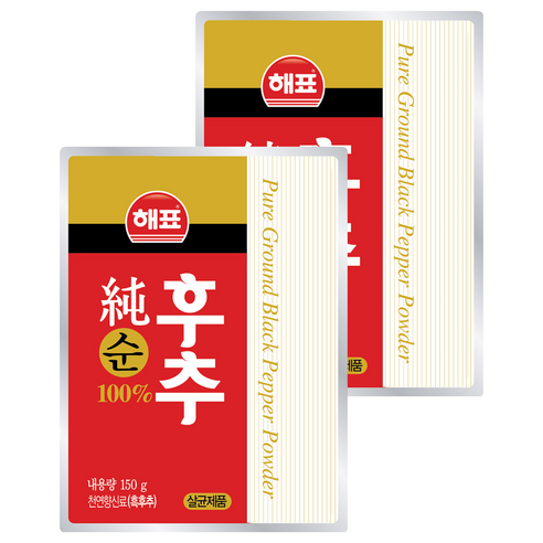 해표 순후추, 150g, 2개
