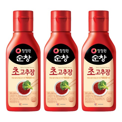 청정원순창 초고추장, 300g, 3개
