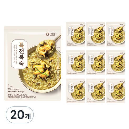 baro 특전복죽, 270g, 20개