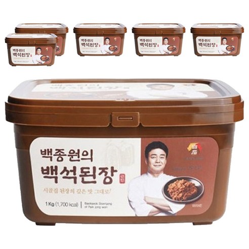 더본코리아 백종원의 백석된장, 1kg, 6개