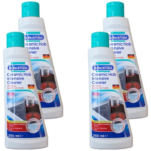 닥터베크만 세라믹 글라스 인덕션 상판 전용 클리너, 250ml, 4개