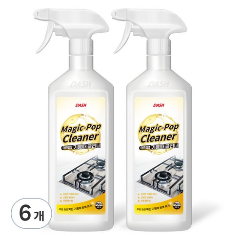 대쉬 매직팝 기름때 클리너, 750ml, 6개