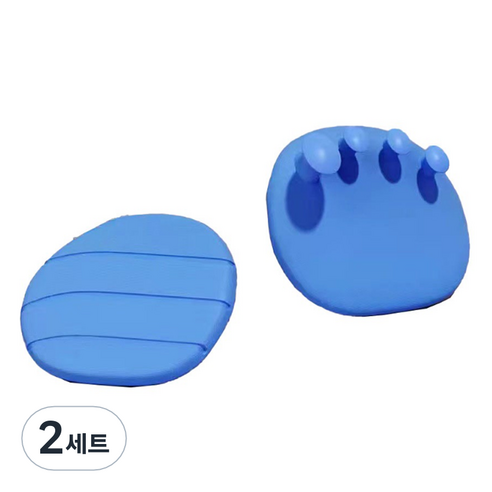 제이케이 자세교정 엄지 외반 발바닥 운동 아치 트레이너 양쪽착용 세트 블루, 2세트