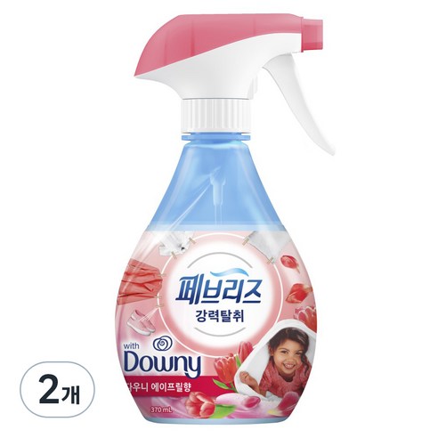 페브리즈 섬유탈취제 다우니 에이프릴향 본품, 370ml, 1개