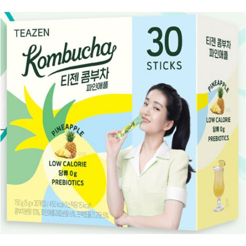 상큼한 일상, 티젠 파인애플 콤부차로 활력 충전!