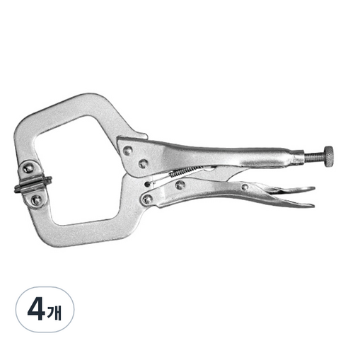 툴스타 C형 바이스 그립 플라이어 클램프 TS-CGP-06, 4개