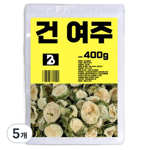 비니플랑센 건강한 건여주, 400g, 5개