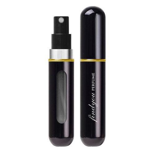 파인듀 향수 공병 8ml, 유광블랙, 1개
