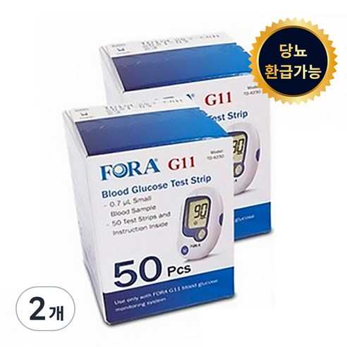 포라 G11 strips 혈당시험지 TD-4230, 50개입, 4개