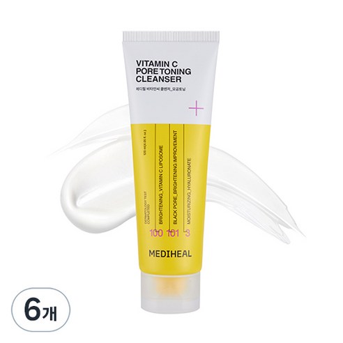 메디힐 모공토닝 클렌징폼, 120ml, 6개