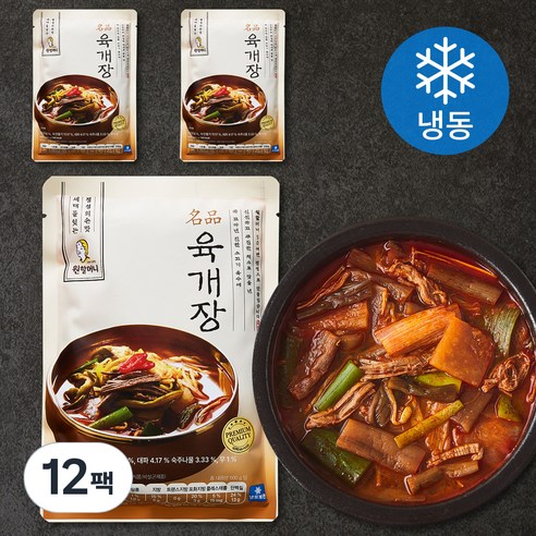 원할머니 명품 육개장 (냉동), 12팩, 600g