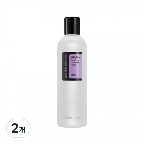 코스알엑스 아하 바하 클래리파잉 트리트먼트 토너, 2개, 280ml
