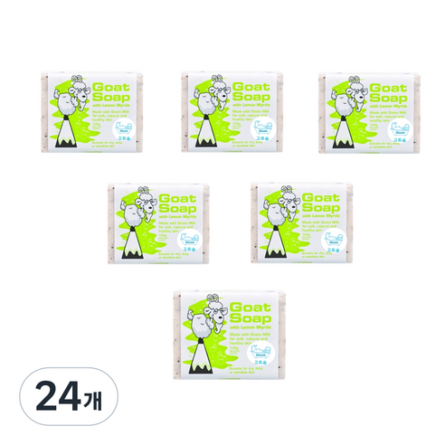 고트 산양비누 레몬, 100g, 24개