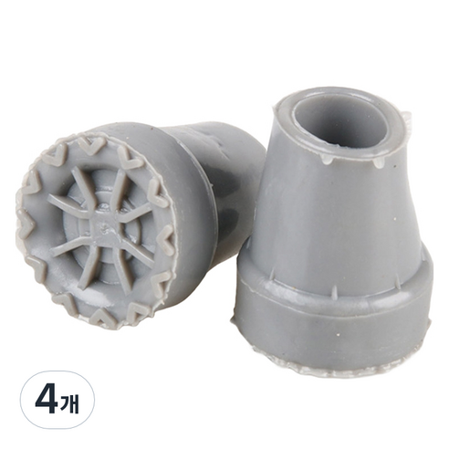 Dr.펠리스제이 목발 지팡이 리필 고무캡 패킹 22mm, A그레이, 4개