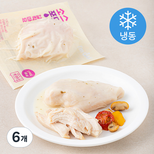 아임닭 소스퐁닭 갈릭마요 (냉동), 100g, 6개