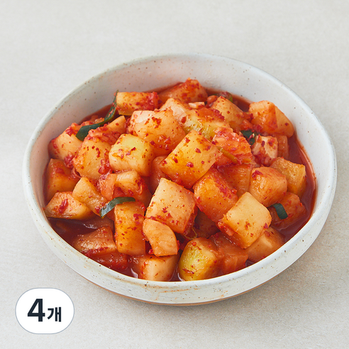 도미솔식품 아삭한 도미솔 김치 깍두기, 1.3kg, 4개