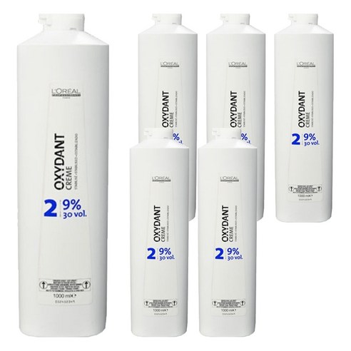 로레알 옥시던트 크림 산화제 9프로, 1000ml, 6개
